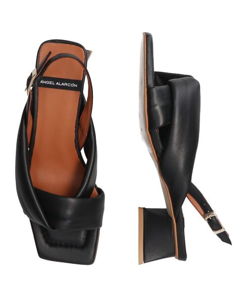 INTER-CHAUSSURES / インター ショシュール サンダル | 【ANGEL ALARCON】スクエアトウチャンキーヒールサンダル-(D2002D) | 詳細7