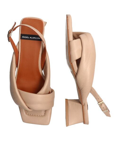 INTER-CHAUSSURES / インター ショシュール サンダル | 【ANGEL ALARCON】スクエアトウチャンキーヒールサンダル-(D2002D) | 詳細15