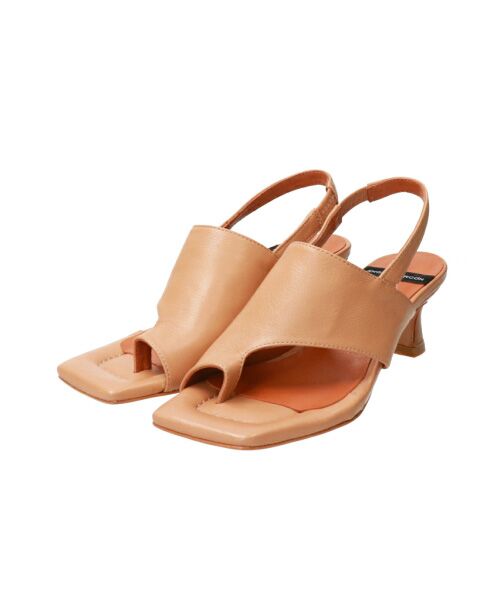 INTER-CHAUSSURES / インター ショシュール サンダル | 【ANGEL ALARCON】スクエアトウバックバンドトングサンダル-(D2004D) | 詳細14