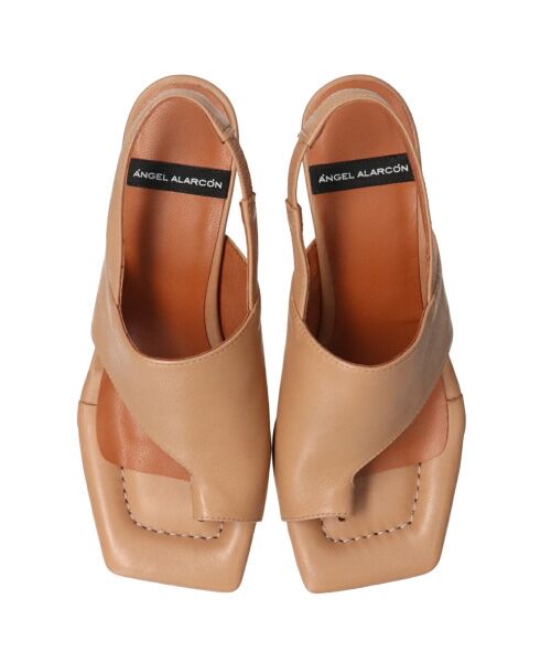 INTER-CHAUSSURES / インター ショシュール サンダル | 【ANGEL ALARCON】スクエアトウバックバンドトングサンダル-(D2004D) | 詳細18