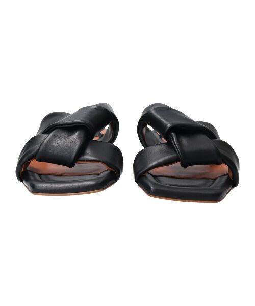 INTER-CHAUSSURES / インター ショシュール サンダル | 【ANGEL ALARCON】スクエアトウローヒールノットサンダル-(D2005D) | 詳細1