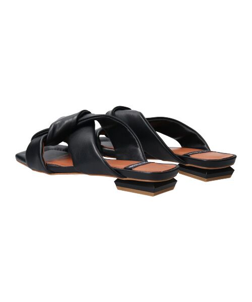 INTER-CHAUSSURES / インター ショシュール サンダル | 【ANGEL ALARCON】スクエアトウローヒールノットサンダル-(D2005D) | 詳細4