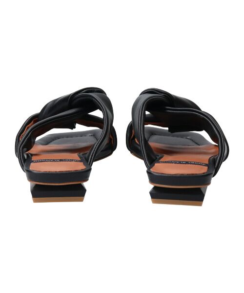 INTER-CHAUSSURES / インター ショシュール サンダル | 【ANGEL ALARCON】スクエアトウローヒールノットサンダル-(D2005D) | 詳細5