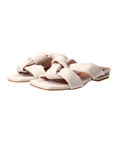INTER-CHAUSSURES / インター ショシュール サンダル | 【ANGEL ALARCON】スクエアトウローヒールノットサンダル-(D2005D) | 詳細8