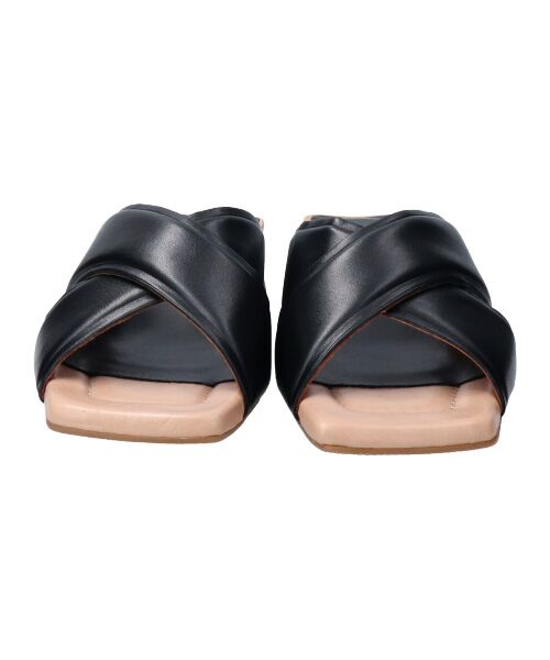 INTER-CHAUSSURES / インター ショシュール サンダル | 【ANGEL ALARCON】スクエアトウクロスベルトミュールサンダル-(D2006D) | 詳細1