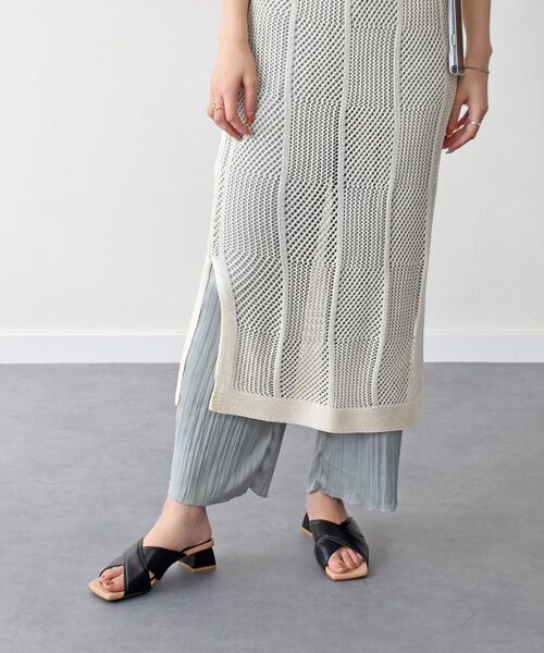 INTER-CHAUSSURES / インター ショシュール サンダル | 【ANGEL ALARCON】スクエアトウクロスベルトミュールサンダル-(D2006D) | 詳細8