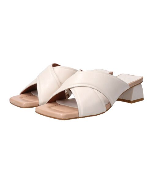 INTER-CHAUSSURES / インター ショシュール サンダル | 【ANGEL ALARCON】スクエアトウクロスベルトミュールサンダル-(D2006D) | 詳細10