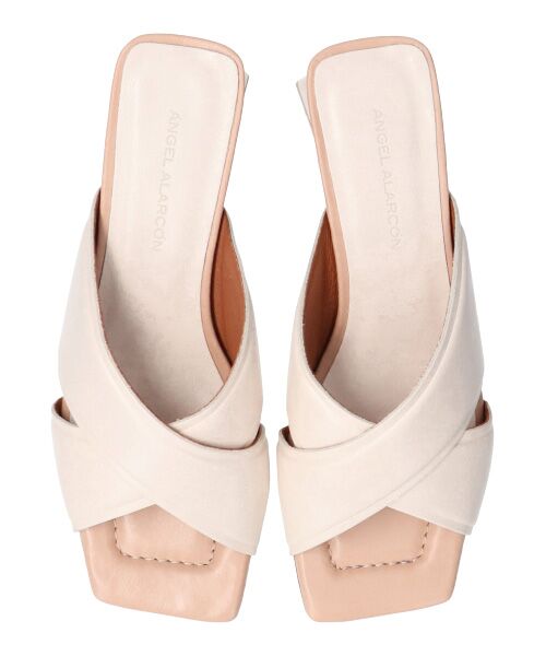 INTER-CHAUSSURES / インター ショシュール サンダル | 【ANGEL ALARCON】スクエアトウクロスベルトミュールサンダル-(D2006D) | 詳細14