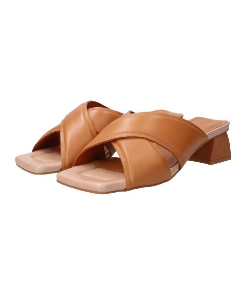 INTER-CHAUSSURES / インター ショシュール サンダル | 【ANGEL ALARCON】スクエアトウクロスベルトミュールサンダル-(D2006D) | 詳細18