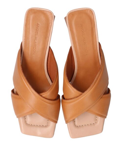 INTER-CHAUSSURES / インター ショシュール サンダル | 【ANGEL ALARCON】スクエアトウクロスベルトミュールサンダル-(D2006D) | 詳細22