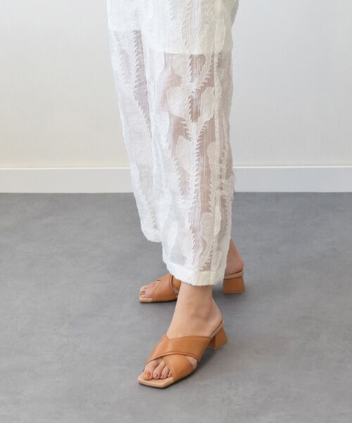 INTER-CHAUSSURES / インター ショシュール サンダル | 【ANGEL ALARCON】スクエアトウクロスベルトミュールサンダル-(D2006D) | 詳細26