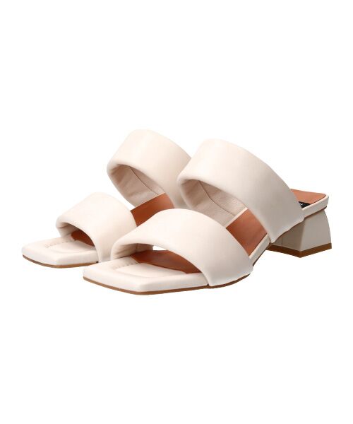 INTER-CHAUSSURES / インター ショシュール サンダル | 【ANGEL ALARCON】スクエアトウパフストラップサンダル-(D2007D) | 詳細8