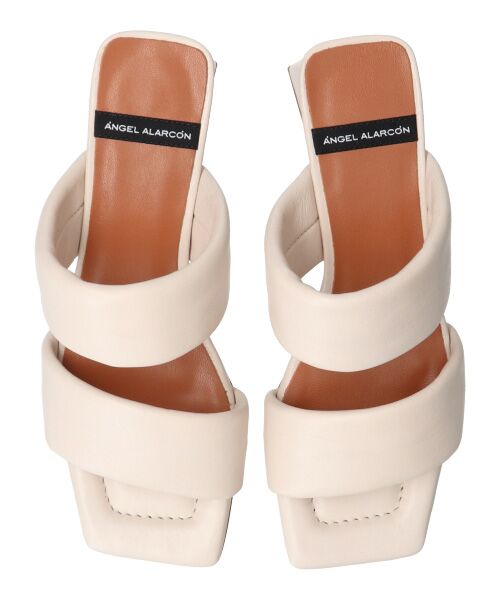 INTER-CHAUSSURES / インター ショシュール サンダル | 【ANGEL ALARCON】スクエアトウパフストラップサンダル-(D2007D) | 詳細12