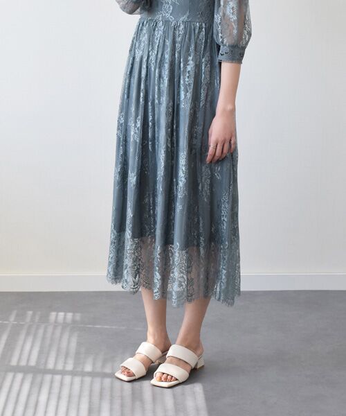 INTER-CHAUSSURES / インター ショシュール サンダル | 【ANGEL ALARCON】スクエアトウパフストラップサンダル-(D2007D) | 詳細14