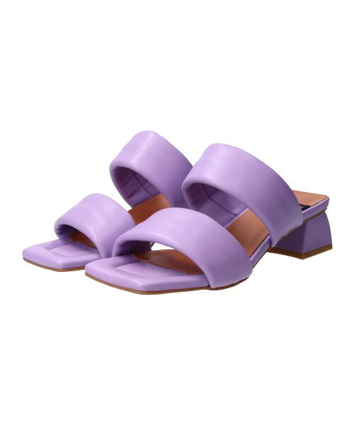 INTER-CHAUSSURES / インター ショシュール サンダル | 【ANGEL ALARCON】スクエアトウパフストラップサンダル-(D2007D) | 詳細16