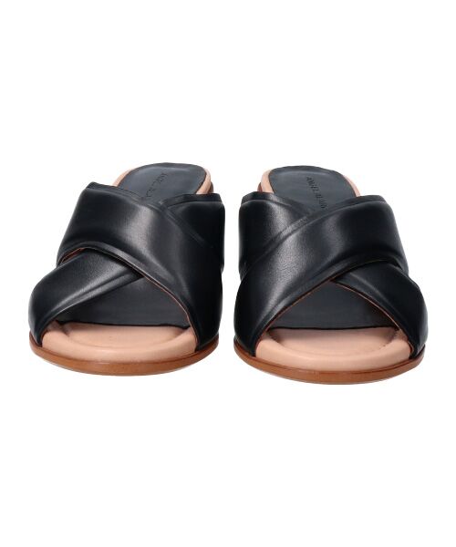 INTER-CHAUSSURES / インター ショシュール サンダル | 【ANGEL ALARCON】ラウンドトウクロスベルトミュールサンダル-(D2008D) | 詳細1