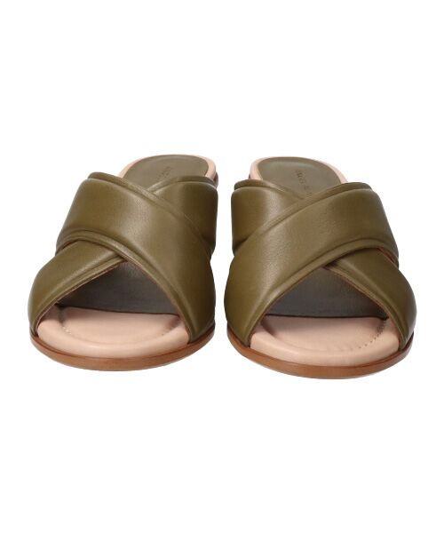 INTER-CHAUSSURES / インター ショシュール サンダル | 【ANGEL ALARCON】ラウンドトウクロスベルトミュールサンダル-(D2008D) | 詳細9