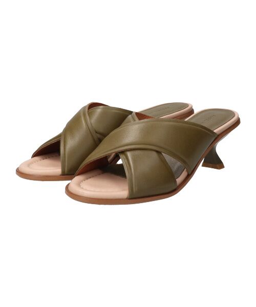 INTER-CHAUSSURES / インター ショシュール サンダル | 【ANGEL ALARCON】ラウンドトウクロスベルトミュールサンダル-(D2008D) | 詳細10