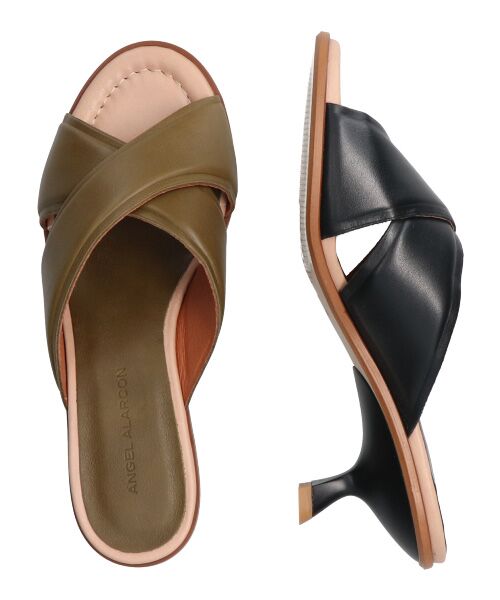 INTER-CHAUSSURES / インター ショシュール サンダル | 【ANGEL ALARCON】ラウンドトウクロスベルトミュールサンダル-(D2008D) | 詳細16