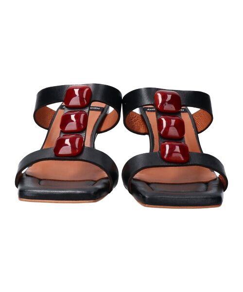 INTER-CHAUSSURES / インター ショシュール サンダル | 【ANGEL ALARCON】スクエアトウ３連ストーンサンダル-(D2009D) | 詳細1