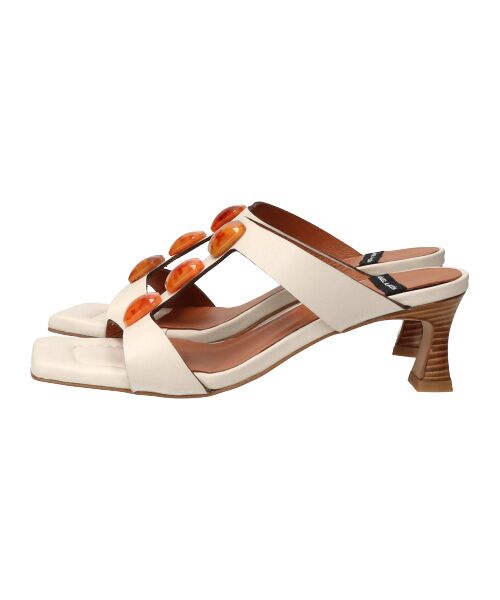 INTER-CHAUSSURES / インター ショシュール サンダル | 【ANGEL ALARCON】スクエアトウ３連ストーンサンダル-(D2009D) | 詳細10