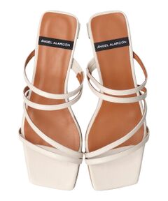 INTER-CHAUSSURES / インター ショシュール サンダル | 【ANGEL ALARCON】スクエアトウストラップミュールサンダル-(D2020D)