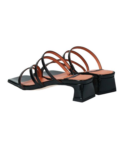 INTER-CHAUSSURES / インター ショシュール サンダル | 【ANGEL ALARCON】スクエアトウストラップミュールサンダル-(D2020D) | 詳細4