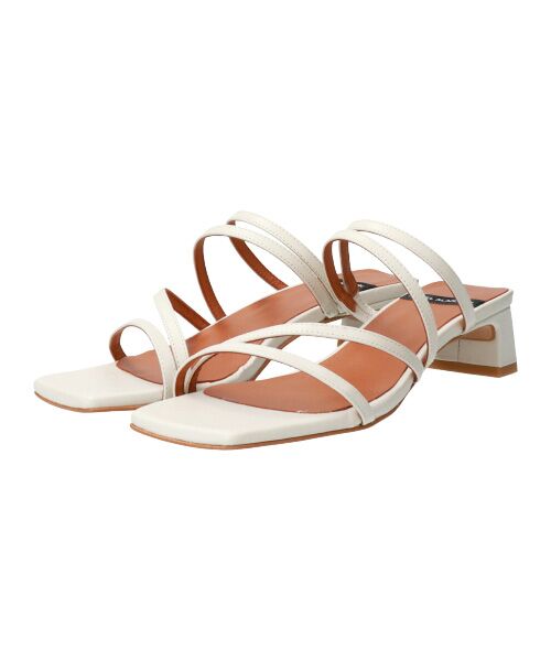 INTER-CHAUSSURES / インター ショシュール サンダル | 【ANGEL ALARCON】スクエアトウストラップミュールサンダル-(D2020D) | 詳細9