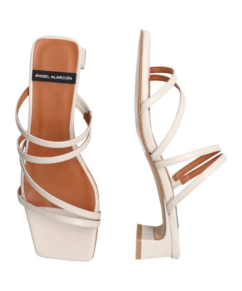 INTER-CHAUSSURES / インター ショシュール サンダル | 【ANGEL ALARCON】スクエアトウストラップミュールサンダル-(D2020D) | 詳細14
