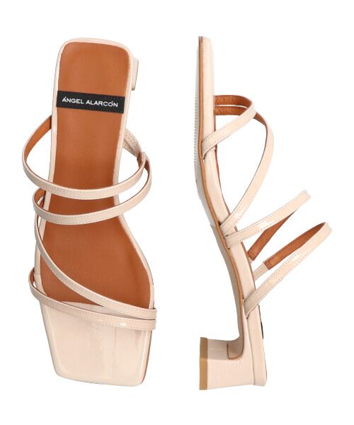 INTER-CHAUSSURES / インター ショシュール サンダル | 【ANGEL ALARCON】スクエアトウストラップミュールサンダル-(D2020D) | 詳細21