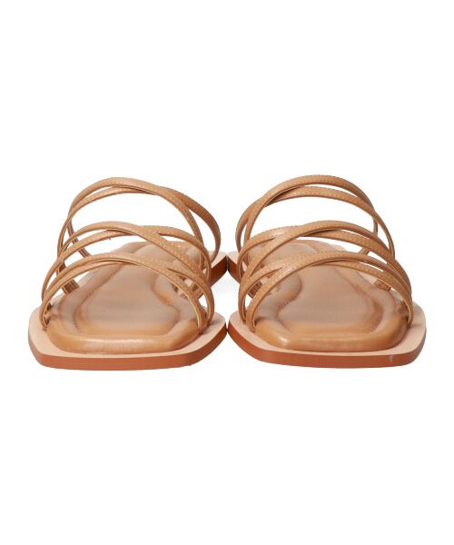 INTER-CHAUSSURES / インター ショシュール サンダル | 【ANGEL ALARCON】スクエアトウストラップフラットサンダル-(D2210D) | 詳細8