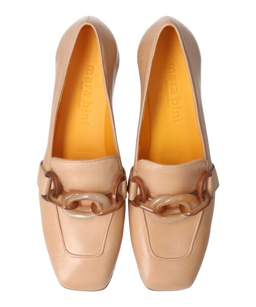 INTER-CHAUSSURES / インター ショシュール ビジネス・ドレスシューズ | 【Mara Bini】スクエアトウプラチェーンローファー-(E1601E) | 詳細6