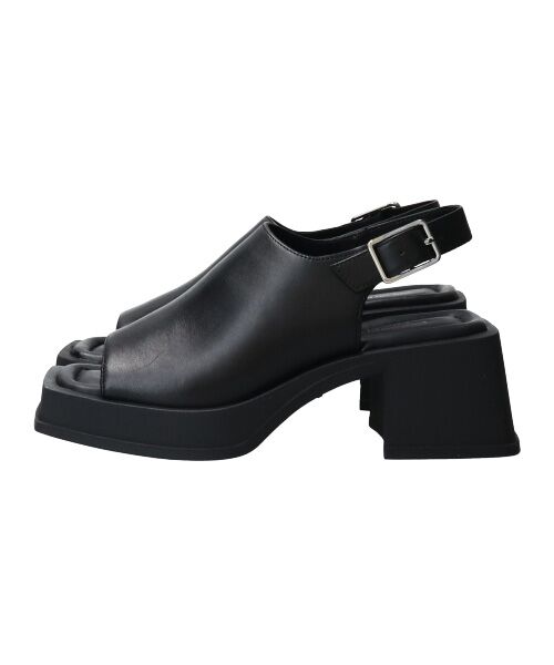 INTER-CHAUSSURES / インター ショシュール サンダル | 【VAGABOND】スクエアトウカバードサンダル-(E2001E) | 詳細3