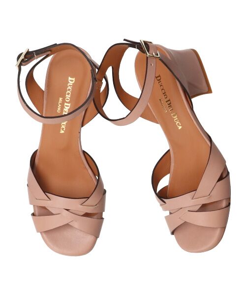 INTER-CHAUSSURES / インター ショシュール サンダル | 【DUCCIO DEL DUCA】ラウンドトウアンクルストラップサンダル-(E2005E) | 詳細14
