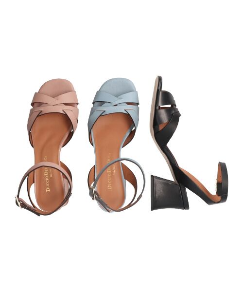 INTER-CHAUSSURES / インター ショシュール サンダル | 【DUCCIO DEL DUCA】ラウンドトウアンクルストラップサンダル-(E2005E) | 詳細22