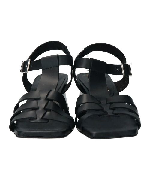 INTER-CHAUSSURES / インター ショシュール サンダル | 【Oh my Sandals】スクエアトウアンクルストラップサンダル-(E2010E) | 詳細1