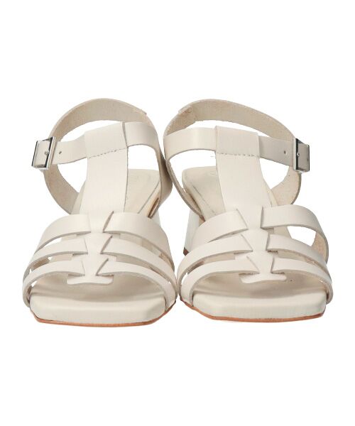 INTER-CHAUSSURES / インター ショシュール サンダル | 【Oh my Sandals】スクエアトウアンクルストラップサンダル-(E2010E) | 詳細8