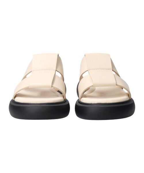 INTER-CHAUSSURES / インター ショシュール サンダル | 【VAGABOND】厚底レザースライドサンダル-(E2100E) | 詳細9