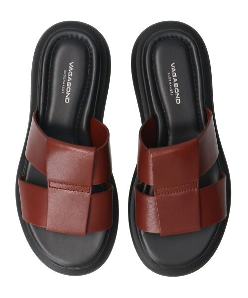 INTER-CHAUSSURES / インター ショシュール サンダル | 【VAGABOND】厚底レザースライドサンダル-(E2100E) | 詳細20