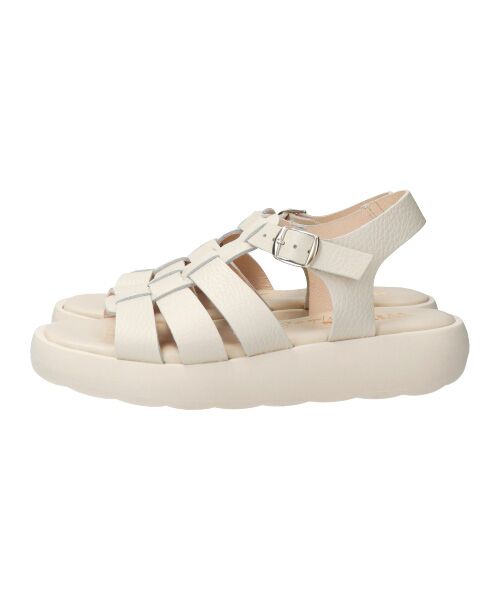 INTER-CHAUSSURES / インター ショシュール サンダル | 【Wikers】ソフトスクエアトウ厚底グルカサンダル-(E2113E) | 詳細2