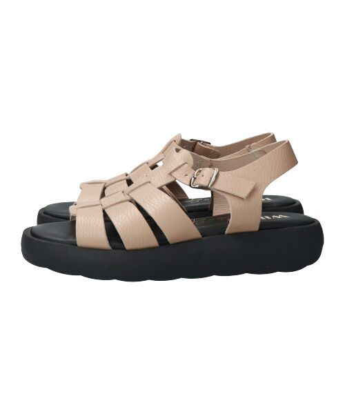 INTER-CHAUSSURES / インター ショシュール サンダル | 【Wikers】ソフトスクエアトウ厚底グルカサンダル-(E2113E) | 詳細10