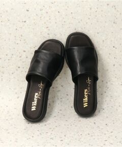INTER-CHAUSSURES / インター ショシュール サンダル | 【Wikers】ソフトスクエアトウ厚底スライドサンダル-(E2115E)