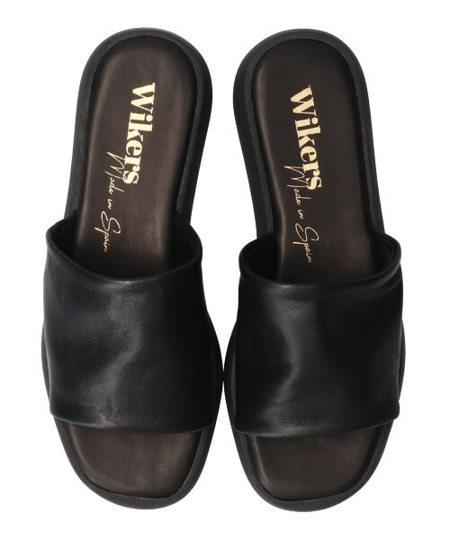 INTER-CHAUSSURES / インター ショシュール サンダル | 【Wikers】ソフトスクエアトウ厚底スライドサンダル-(E2115E) | 詳細6