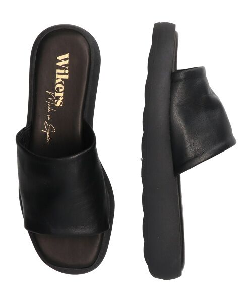 INTER-CHAUSSURES / インター ショシュール サンダル | 【Wikers】ソフトスクエアトウ厚底スライドサンダル-(E2115E) | 詳細8
