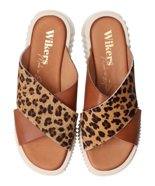 INTER-CHAUSSURES / インター ショシュール サンダル | 【Wikers】厚底クロスベルトサンダル-(E2116E) | 詳細14