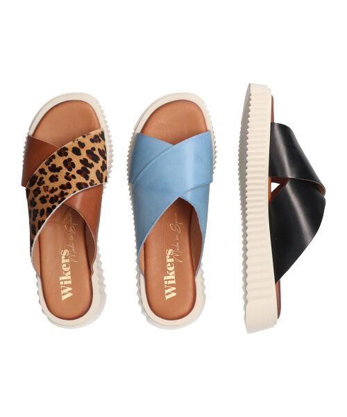 INTER-CHAUSSURES / インター ショシュール サンダル | 【Wikers】厚底クロスベルトサンダル-(E2116E) | 詳細17