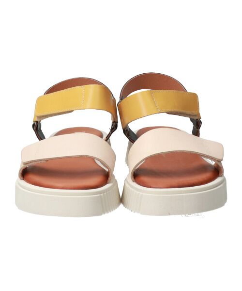 INTER-CHAUSSURES / インター ショシュール サンダル | 【Wikers】カラーコンビアンクルストラップサンダル-(E2117E) | 詳細1