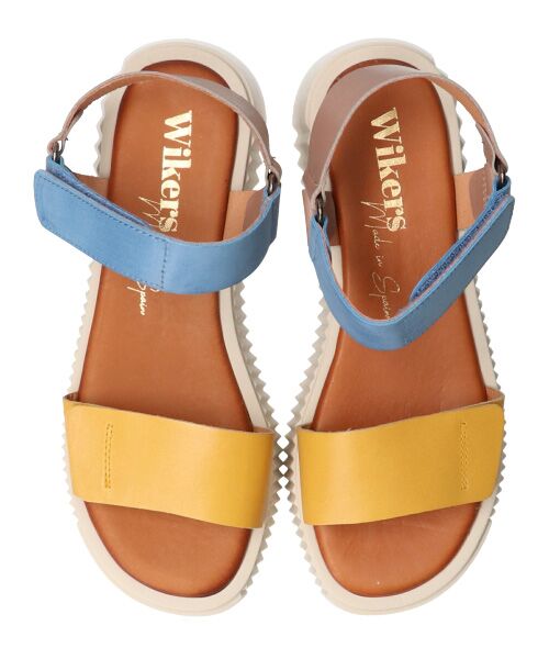 INTER-CHAUSSURES / インター ショシュール サンダル | 【Wikers】カラーコンビアンクルストラップサンダル-(E2117E) | 詳細24