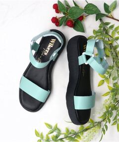 INTER-CHAUSSURES / インター ショシュール サンダル | 【Wikers】ソフトスクエアトウ厚底サンダル-(E2119E)