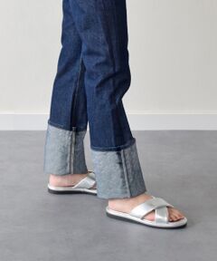 INTER-CHAUSSURES / インター ショシュール サンダル | 【L'Artigiano del cuoio】クロスベルトフラットサンダル(E2202E)